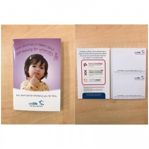 Customised 3 Fold Post It Pad